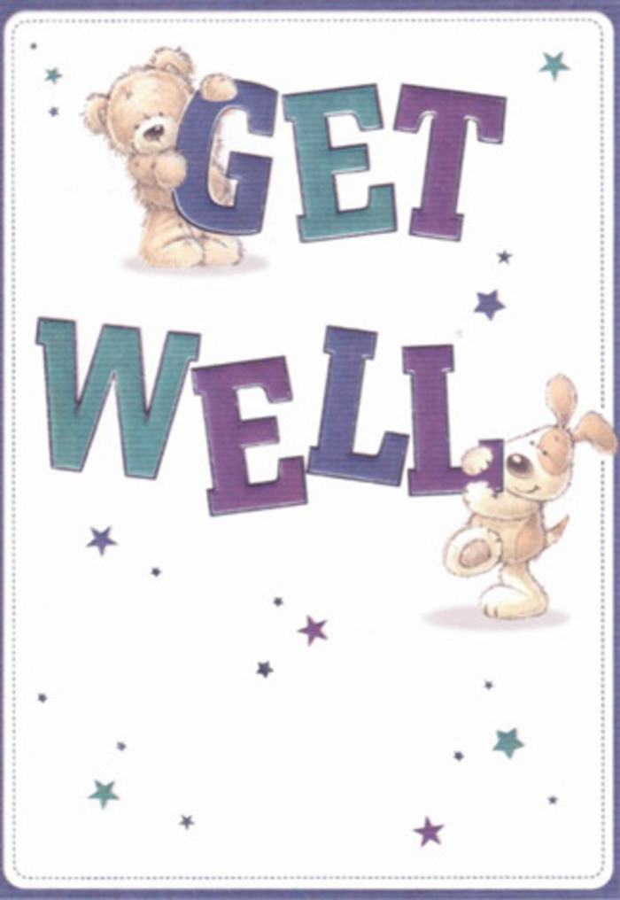 A scene infused with Camberwell's gentle spirit greets the eye: two adorable companions, a soft teddy bear and a perky-eared puppy, share a moment of encouragement over a vibrant get well card. Playful stars, shaded in soothing teals and regal purples, seem to float across crisp white space, delivering little bursts of hope akin to sunlight dappled across the Green. The typography stands bold and expressive, each letter brushed in layers of jewel-tones that call to mind Camberwell's creativity and lively markets. Luxurious textures are everywhere: the bear's tufted fur and the puppy's plush ears nearly tangible, suggesting comfort and warmth. There's a wholesomeness in the image, reminiscent of preparing a bouquet for a neighbour recovering on Grove Lane-each detail, from colour to composition, thoughtfully placed to lift spirits. The playful energy, gentle light, and affectionate mood form a beautiful harmony, echoing the sincere efforts of Florist Camberwell to spread a sense of community care and heartfelt support.